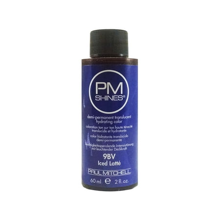 shines pm mitchell paul 9bv 2oz latte demi permanent iced hair color