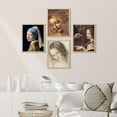 thumbnail image 2 of PixonSign Framed Wall Art Paul Gauguin Tahitian Women Collection Posters, Set of 4 Post-Impressionist Portraits Illustrations Wall Decor, Adhesive Canvas Prints for Home Decor - 11"x14" Natural, 2 of 5