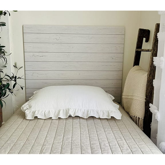 DormCo The Cardboard Twin/Twin XL Headboard - White Wood