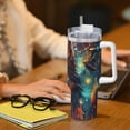thumbnail image 6 of Pofeuu Mystic Wolf Dreamcatcher Print 40oz Ice Bully With Handle And Straw Stainless Steel Vacuum Insulated Cup And 2 In 1 Straw Lid, 6 of 8