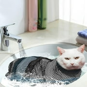 Cat Grooming Bath Bag Mesh Cat Supplies Washing Bags For Pet Bathing Nail Trimming Injecting Anti Scratch Bite Restraint 1PC