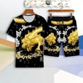 thumbnail image 2 of Camiseta de manga corta de traje de moda para hombre Camiseta de moda para hombre, 2 of 4