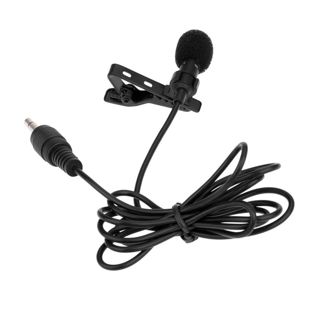 \ U0026AMP; Super Lapel Lavalier Lit Clip de Metal Micrófono Mono 3.5 mm Con Clip de Collar Para Altavoz de Sound