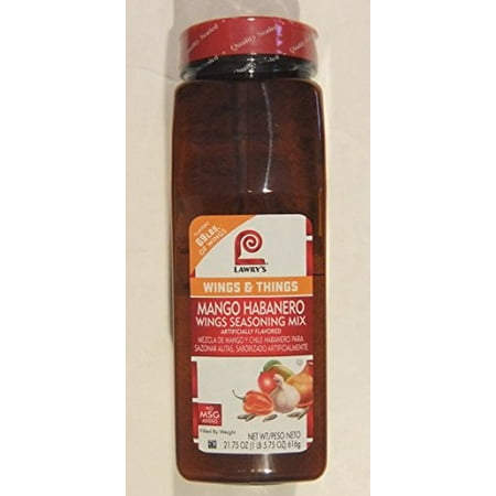 Lawry's Mango Habanero Wings Seasoning Mix, 21.5 (Best Wing Seasoning Recipe)
