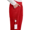 thumbnail image 4 of Cherokee Workwear Revolution Women's Scrubs Pant Mid Rise Straight Leg Pull-On WW110, 4 of 10