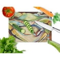 thumbnail image 2 of Caroline's Treasures JMK1097LCB Blue Crab Glass Cutting Board Large, 12H x 16W, multicolor, 2 of 2