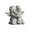B, variant on Summercome Little Angel Statue Figurine, Resin Cherub Statue Sleeping Angle Sculpture, Remembrance Healing Sympathy Gift for Memorial, Shelf Home Living Room Desktop Office Decoration