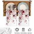 thumbnail image 5 of Red Flowers Kitchen Towels Set of 1, Spring Floral Elegant Pastoral Watercolor Absorbent Dish Towels for Kitchen, Microfiber Hand Towel, Quick Drying Tea Towel for Cleaning Decorative Dishcloths, 5 of 7