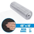 thumbnail image 5 of Fencer Wire 23 Gauge Galvanized Hardware Cloth with Mesh Size 1/4" x 1/4" (4 ft. x 10 ft.), 5 of 9