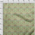 thumbnail image 2 of oneOone Polyester Lycra Fabric Leaves & Floral Artistic Decor Fabric Printed BTY 56 Inch Wide, 2 of 4