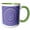 Green/White, variant on 3drose, Gradient Geometrical Colorful Abstract Concentric Circle Background, 11oz Mug
