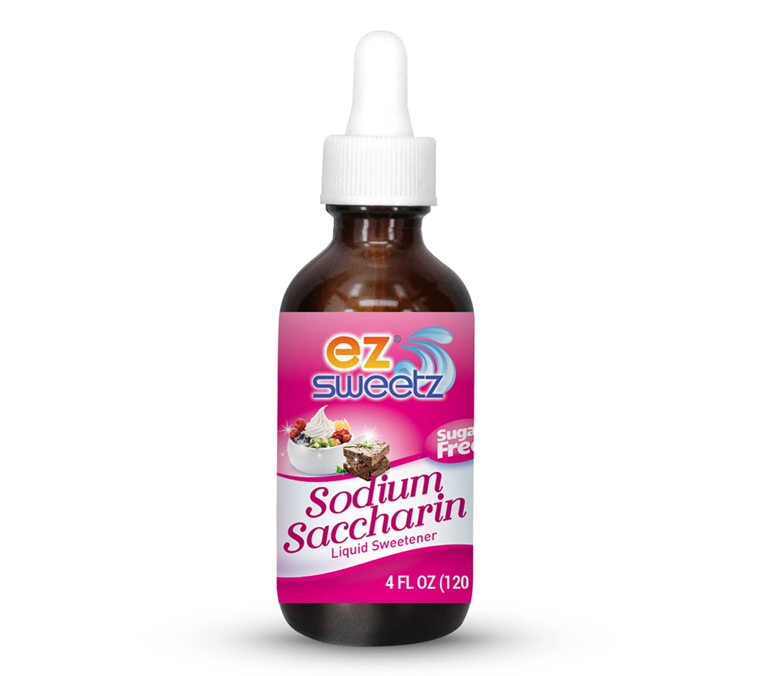Sodium Saccharin (4Fl OZ Liquid Sweetener 1700 Servings/Bottle