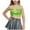 Green, variant on Taqqpue Kids Girls Sleeveless Sequins Dance Vest Solid Color Jazz Hip Hop Stage Performance Tank Crop Tops Clothes Dancewear for Girls 3-16Y
