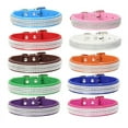thumbnail image 3 of 2 pcs Chien Collier Collier pour Animaux de Compagnie Brillant multi Rangée Diamant Bonbon Chat Collier pour Chien (1,5-37cm, rose Rouge) I01, 3 of 5