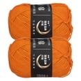 thumbnail image 1 of Uxcell Madejas de Hilo Acrílico Suave para Tejer y Crochet para Proyectos de Manualidades Naranja Oscuro, 1 of 7