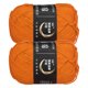 thumbnail image 1 of Uxcell Madejas de Hilo Acrílico Suave para Tejer y Crochet para Proyectos de Manualidades Naranja Oscuro, 1 of 7
