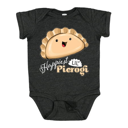 

Inktastic Happiest Lil Pierogi Gift Baby Boy or Baby Girl Bodysuit