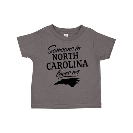 

Inktastic Someone in North Carolina Loves Me Gift Toddler Boy or Toddler Girl T-Shirt