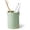 Green-1, variant on Toothbrush Holder, Tooth Brush Holder for Bathroom - Ceramic Toothbrush Cup Toothbrush Holders Countertop, Makeup Brush Holder Pen Holder, 3.54" x 3.54" x 4.33", Green, General