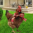 thumbnail image 5 of Inserto de árbol de Navidad Fiudx metal forma de pollo decoración navideña para exteriores, 5 of 5