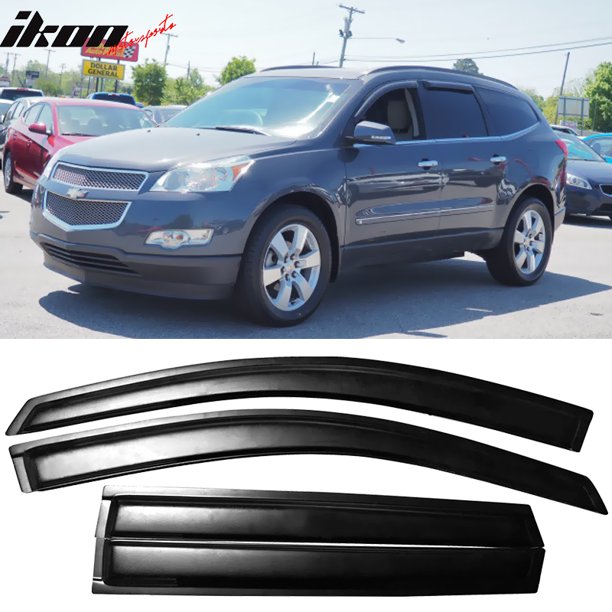 Compatible with 0916 Chevy Traverse Acrylic Window Visors Vent