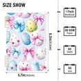 thumbnail image 3 of Cute Easter Eggs Ring Binder Notebook Journey Note Diary College Ruled Spiral Notebook Study Loose Leaf Paper A5 60 Pages, 3 of 8