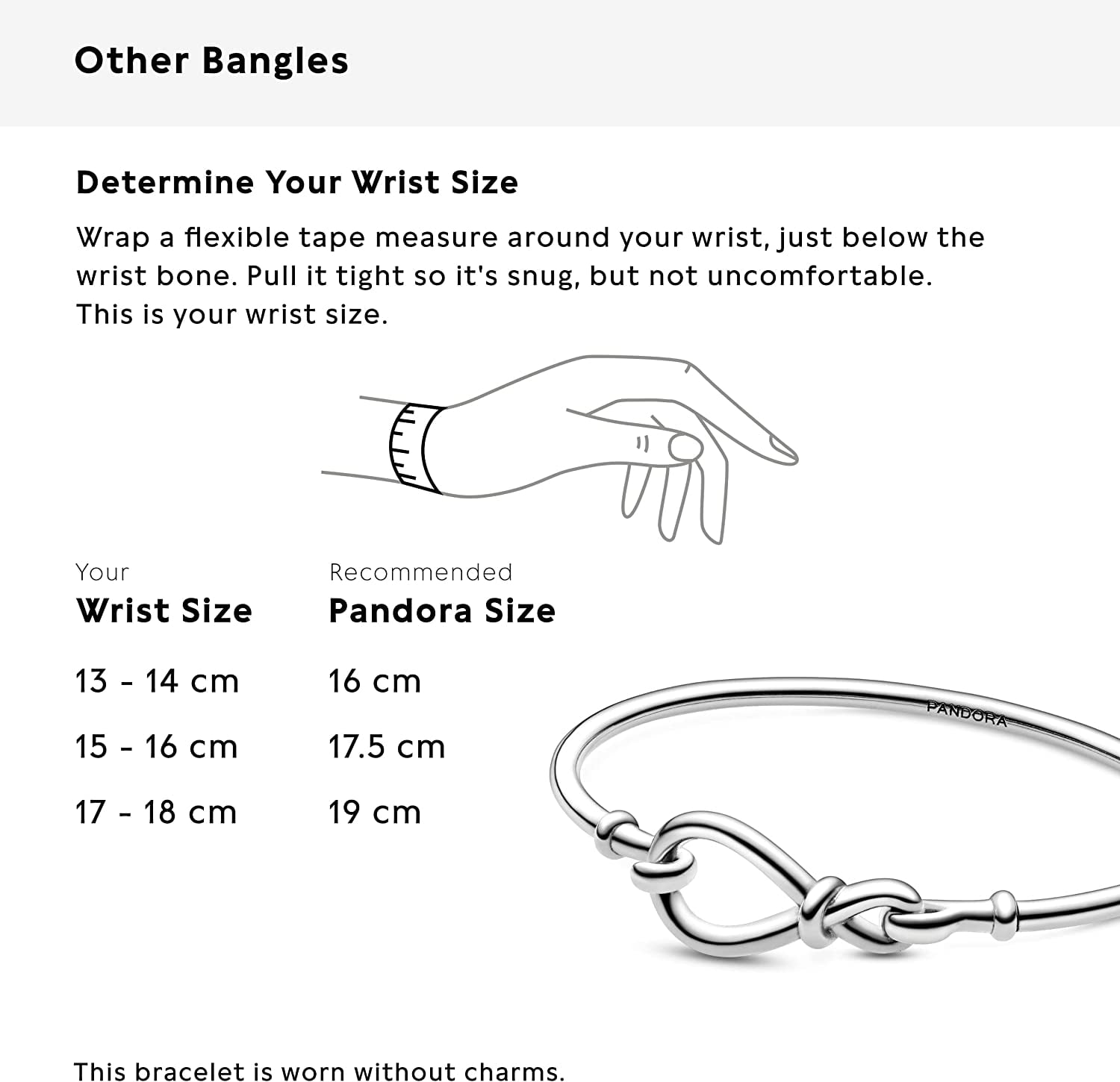 Infinity online bangle pandora