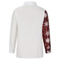 thumbnail image 4 of Tops Para Mujer Camisas de Manga Larga Blusas Moda Casual Cuello Vuelto Cárdigan Manga Larga Camiseta Suelta Botón de Blusa de Otoño Odeerbi ODB146632, 4 of 7