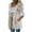 Beige, variant on Women's Winter Hooded Vest Outerwear Cozy Lined Casual Jacket For Cold Weather