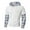White, variant on Color Block Hoodies for Men Plaid Patchwork Loose Pullover Hooded Sweatshirt Casaul Tops with Pocket