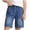 ZA-Blue-mkosplrt baggy bermuda shorts, variant on Jean Bermuda Shorts for Kids 5-15Y Washed Pull on Denim Shorts Elastic Waist Baggy Straight Wide Leg Knee Length Shorts with Pocket