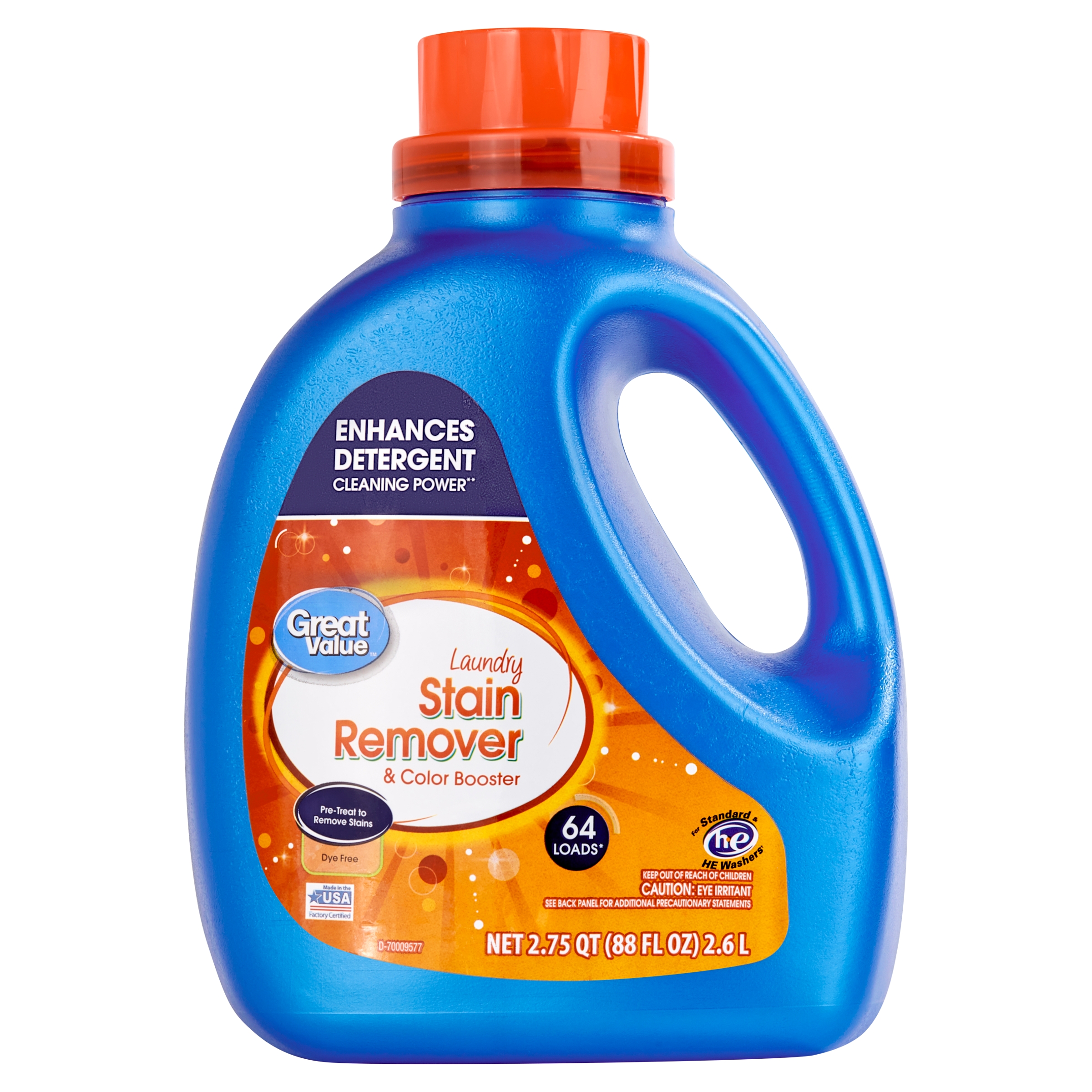 Great Value Laundry Stain Remover & Color Booster, 88 oz