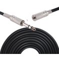 thumbnail image 2 of Cable de audio negro DC3.5 línea micrófono mezclador audio tres núcleos a línea de audio, 2 of 6