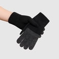 thumbnail image 4 of Moocorvic Men Winter Warm Gloves, Knitted Thermal Anti-Slip Touchscreen Glove for Cold Weather, 4 of 7