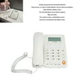 thumbnail image 3 of Teléfono Con Botones Grandes para Personas Mayores, Teléfono Fijo Con Cable Con Pantalla de Llamada, Marcacia Con Un Solo Toque para la Familia, Teléfono Deaktop para Hotel, 3 of 7