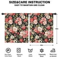 thumbnail image 2 of Blackout Kids Curtains,Pioneer Flower Childrens Insulated Curtains Set Of 2,Bedroom Essentials,Toddler Room Decor 52x63in(132x160cm), 2 of 4
