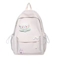 thumbnail image 1 of AMERTEER Fashion Rucksack Simple School Bookbag Multi-Pocket Cute For Girl (Green), 1 of 9