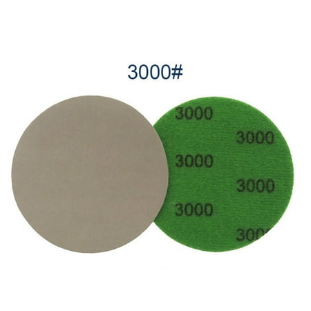 

GLFILL 10Pcs 3 Inch Silicon Carbide Sanding Discs Wet/Dry Sanding Sandpaper 240-10000#