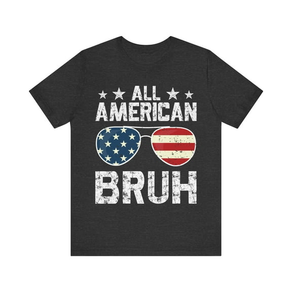 All American Bruh 4th Of July Patriotic Funny kids teens usa