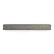 Rough Hewn 48 in. Ash Gray Mantel