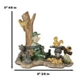 thumbnail image 3 of Jungle Patrol Bear Rabbit Turkey Squirrel Raccoon With Captured Hunter Figurine, 3 of 9