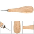 thumbnail image 2 of Diamond Point Awl,Rhombus Awl Steel Cone Leather Tool Leather Punching Tool Stylish and Modern, 2 of 11