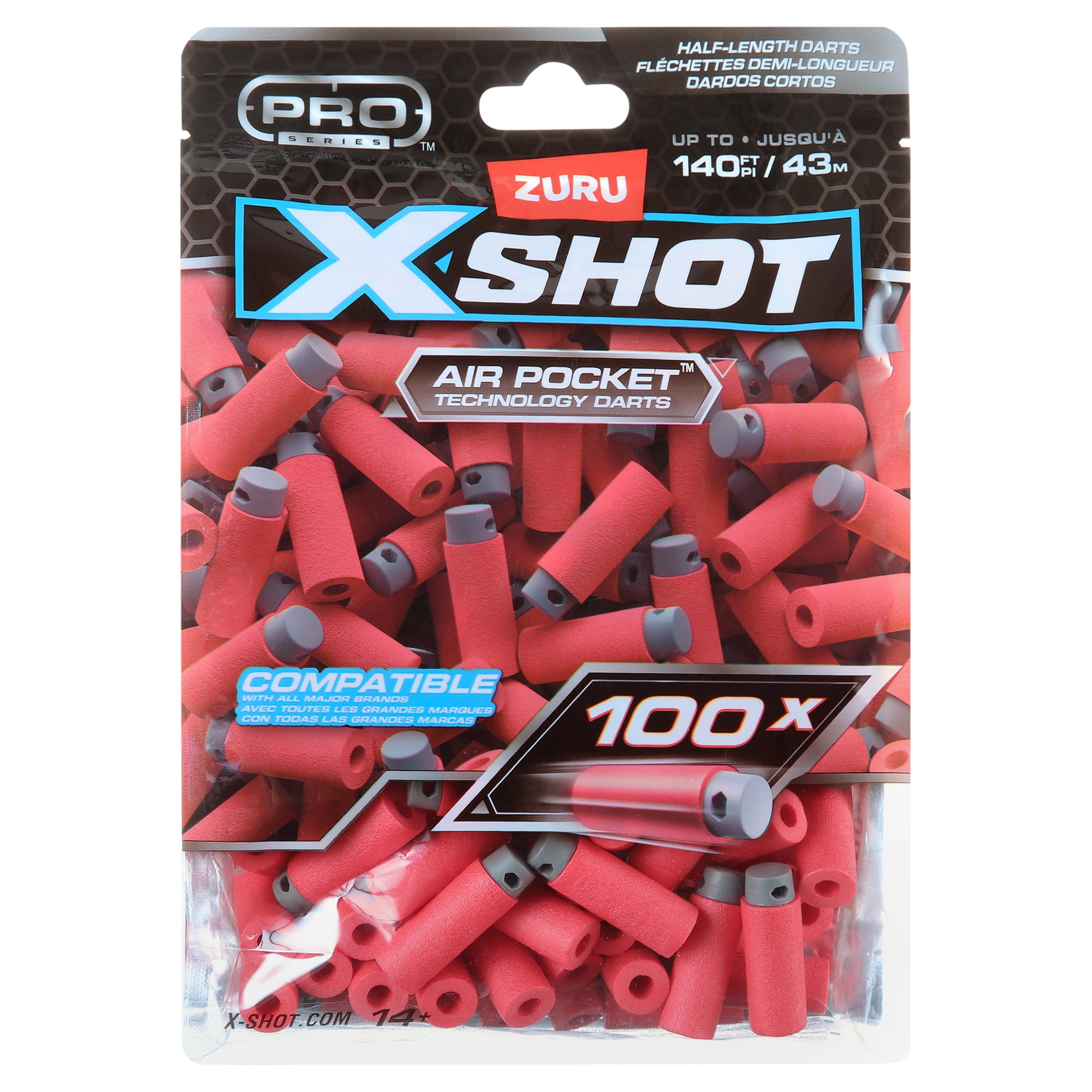 XSHOT Pro Series Half-Length Darts Refill Pack (100 Darts) by ZURU Outdoor