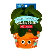 Hello Hobby Plants & Flowers Sticker Book, Plant & Flower Icons, 166 Count