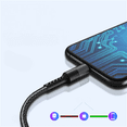 thumbnail image 5 of 3 in 1 Multi USB Charging Short Travel Size 2 ft” Keychain Cord Compatible with Apple iPhone/USB/USB-C/Micro USB Cable, 5 of 5