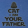 thumbnail image 2 of Cat I Am Your Father Cat Lover Mens Premium Tri Blend T-Shirt, Vintage Royal, Small, 2 of 5