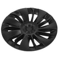 thumbnail image 1 of Moyeu de Roue, 4 Pcs 19 Po Cache-Roue Facile à Installer Cache-Roue Faible Résistance au Vent Remplacement pour Modèle Y 2021 à 2023, 1 of 8