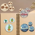 thumbnail image 4 of Button Maker Supplies Onemorello 200 juegos de 25 mm con parte metálica, 4 of 5