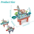 thumbnail image 3 of pdqouc Penguin Themed Kids Water Table, Outdoor Water Play and Sensory Activity Table for Toddlers, Fun Beach and Backyard Splash Toy for Summer Outdoor Play, 3 of 9