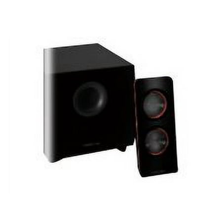Insignia NS-5004BT - Speaker system - for PC - 2.1-channel - wireless - Bluetooth - 25 Watt (total)